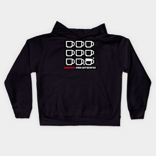 Warning: OverCaffienated Kids Hoodie